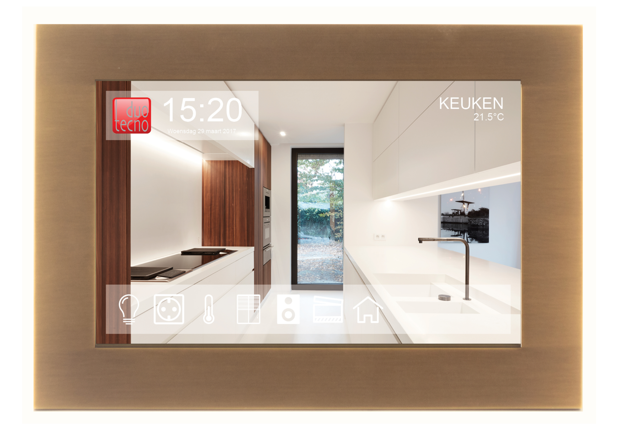 10 inch touchscreen | Bronze Light